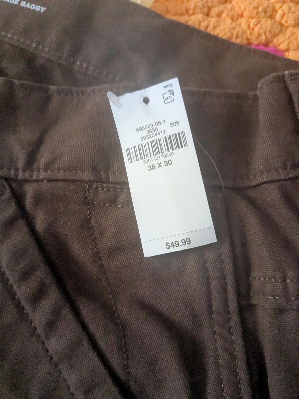 Old Navy Men's Cargo Pants in Dark Brown